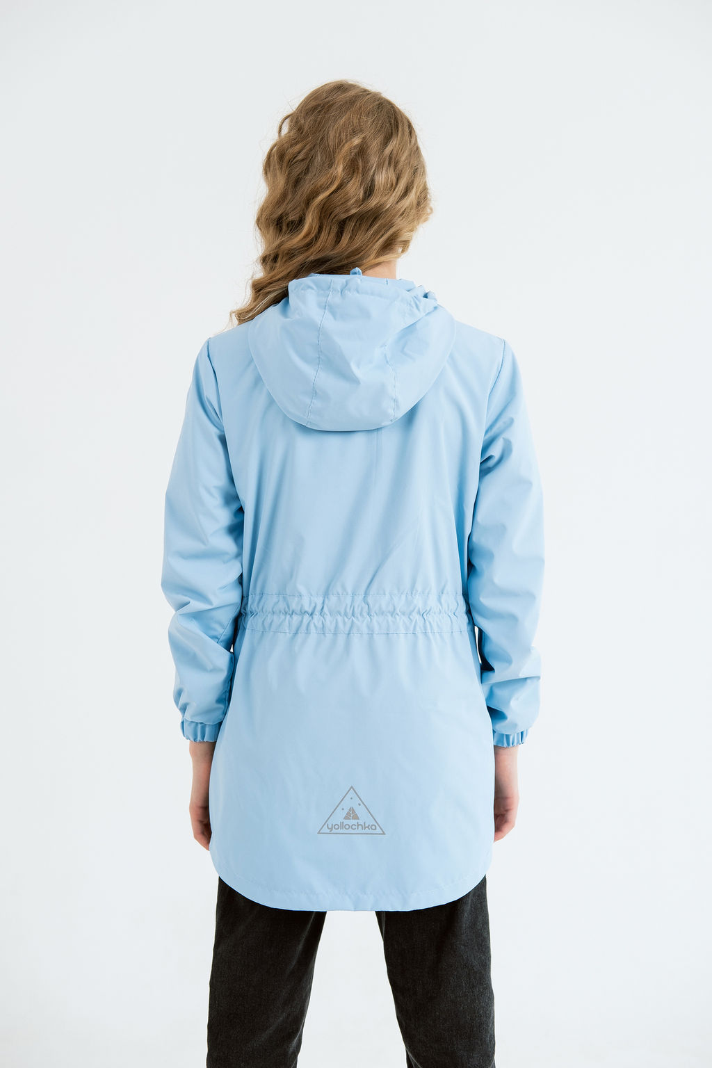 Ветровка "Софт" для девочки голубой