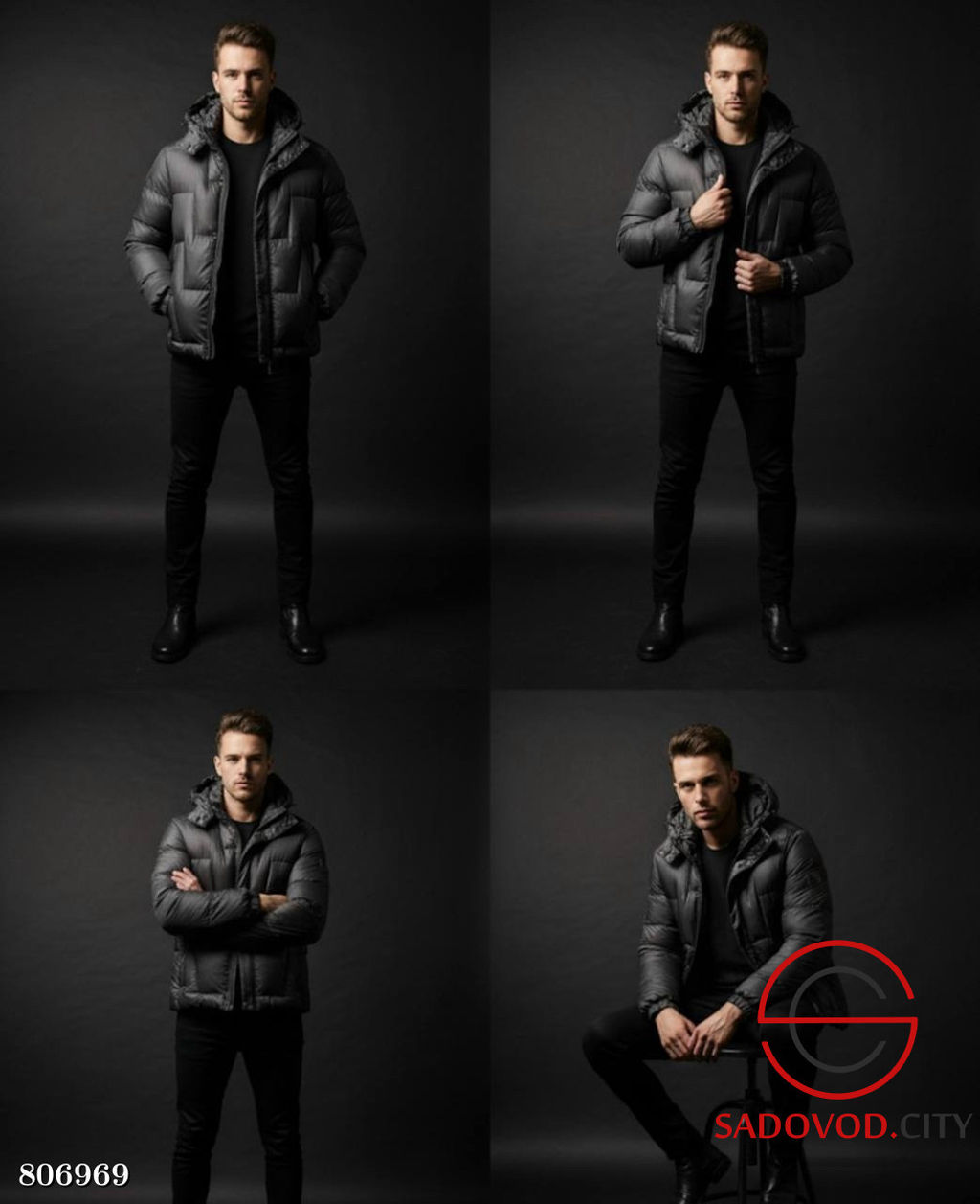 мужская куртка с капюшоном - Bruno фото 4