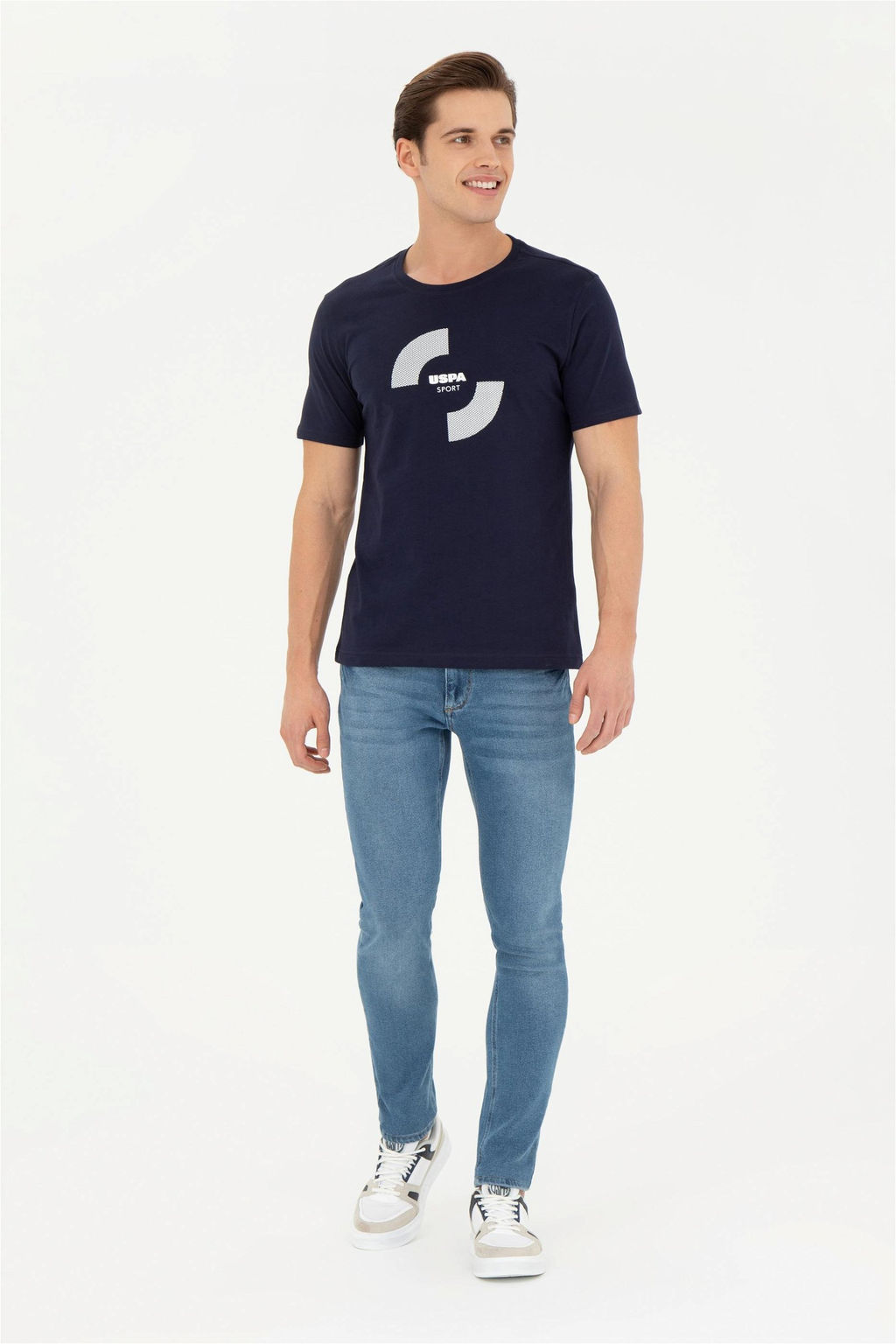 Мужская темно-синяя футболка - U.s. polo assn фото 4