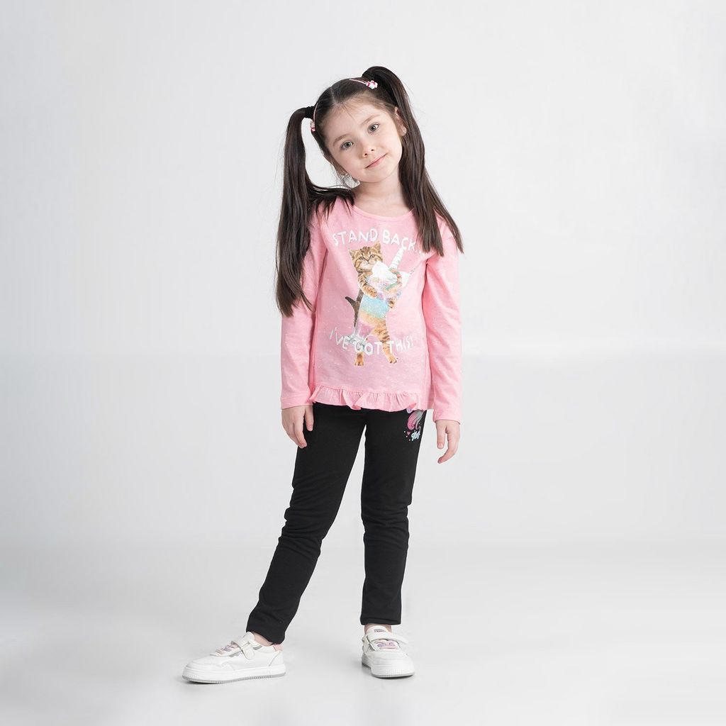 CRB wear/CWKG 70086-22-286 Брюки для девочки, черный/Ex.Cherubino  фото 3