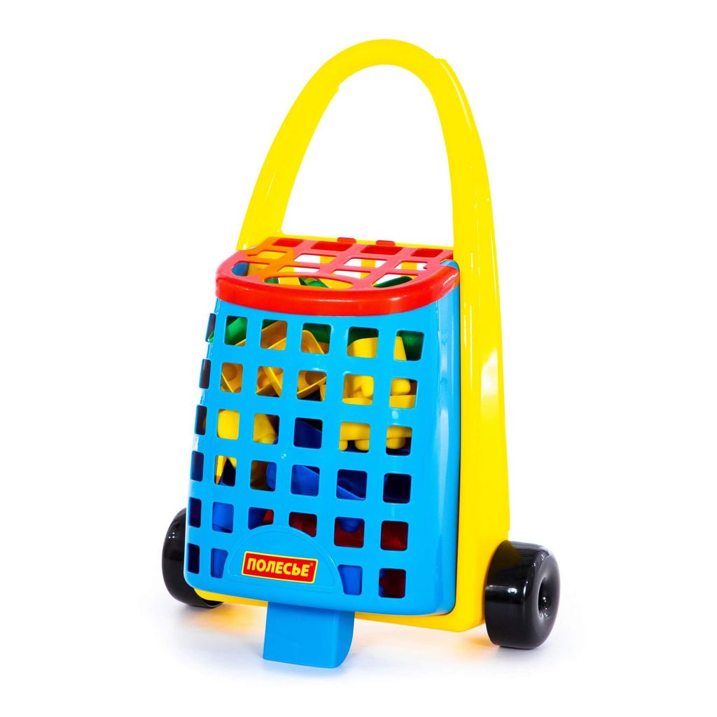 Забавная тележка + конструктор Беби (38 элементов) - Полесье фото 5