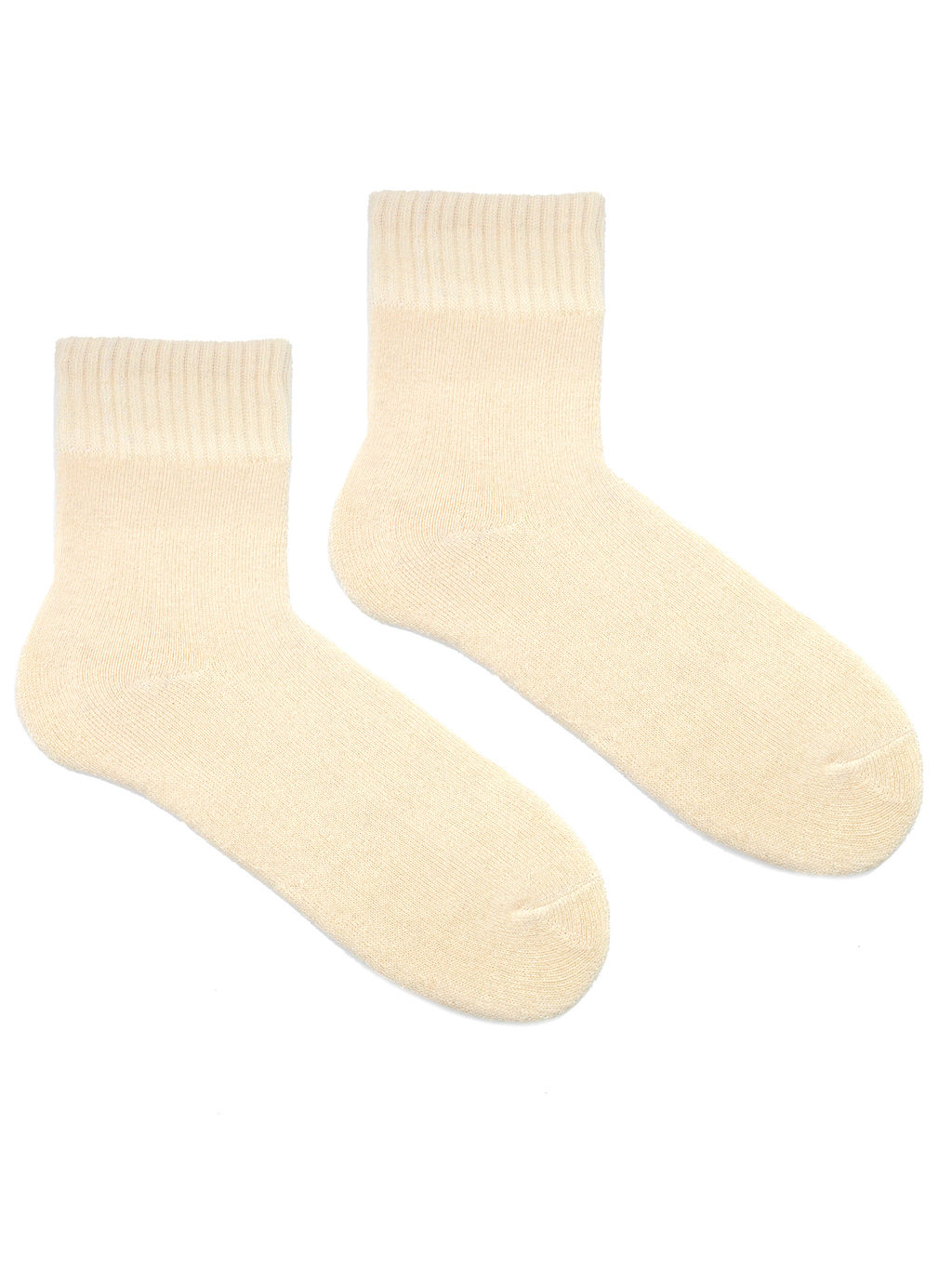 Носки р.35-40 Утепленные Кремовые - Krumpy фото 2