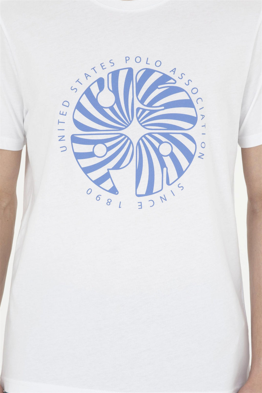 Мужская белая футболка - U.s. polo assn фото 6