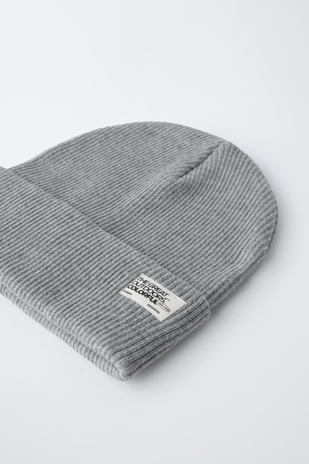 GORRO PUNTO CANAL? ETIQUETA / Gris - Zara фото 2