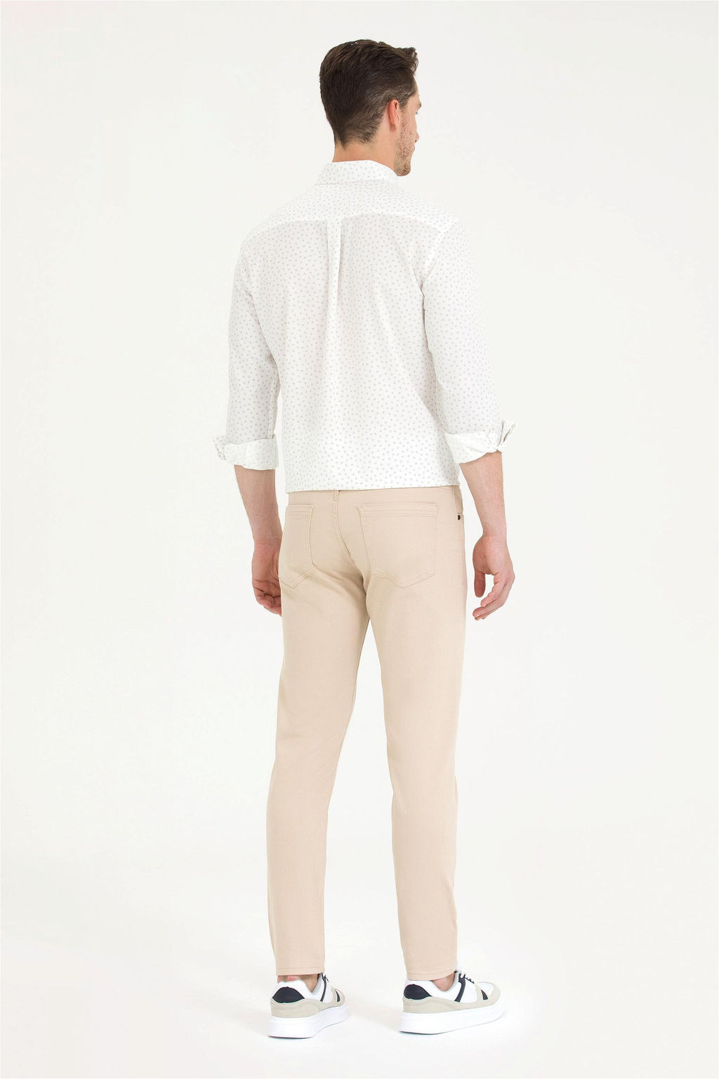 U. S. Polo Assn / Мужские бежевые джинсовые брюки - U.s. polo assn фото 4