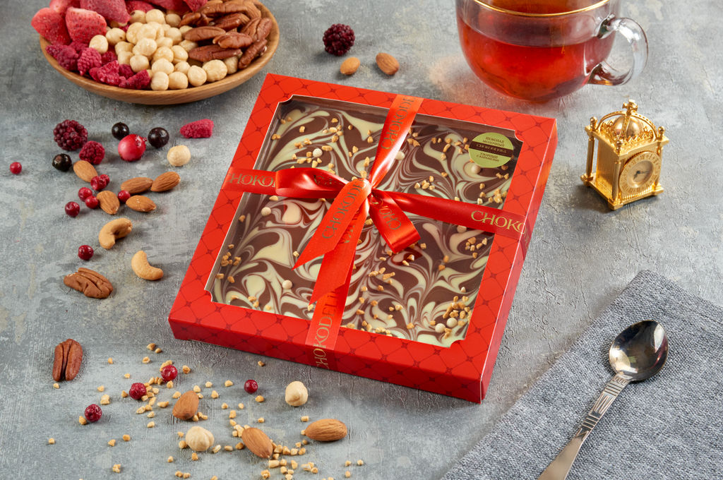 Шоколад молочный Узорный с карамелью - Chokodelika фото 3