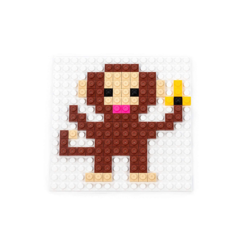 Конструктор Классик Мозаика №8 (животные саванны) (350 элементов) (в пакете) - Полесье фото 6