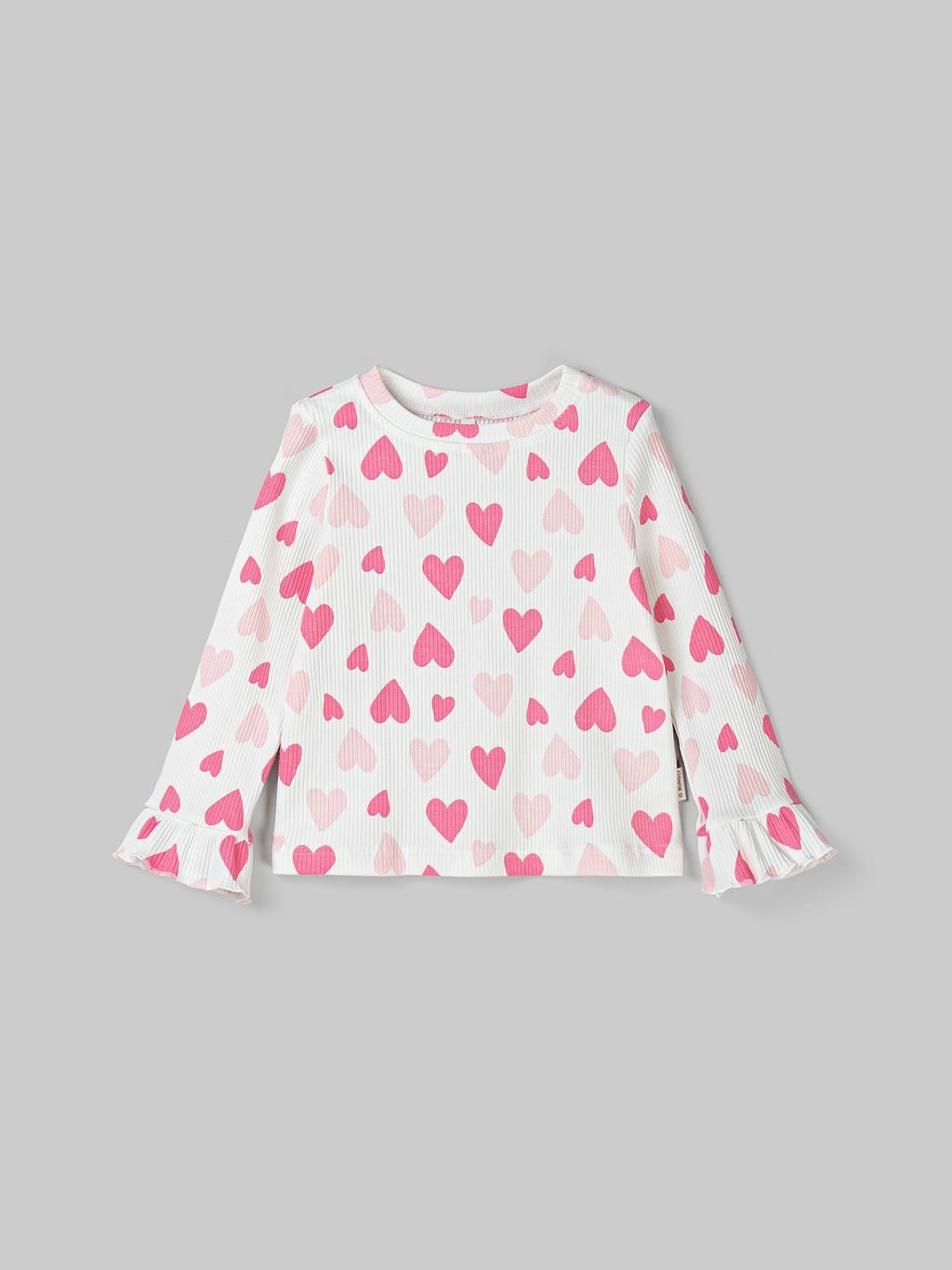 Лонгслив Розовые сердечки - Bungly фото 2