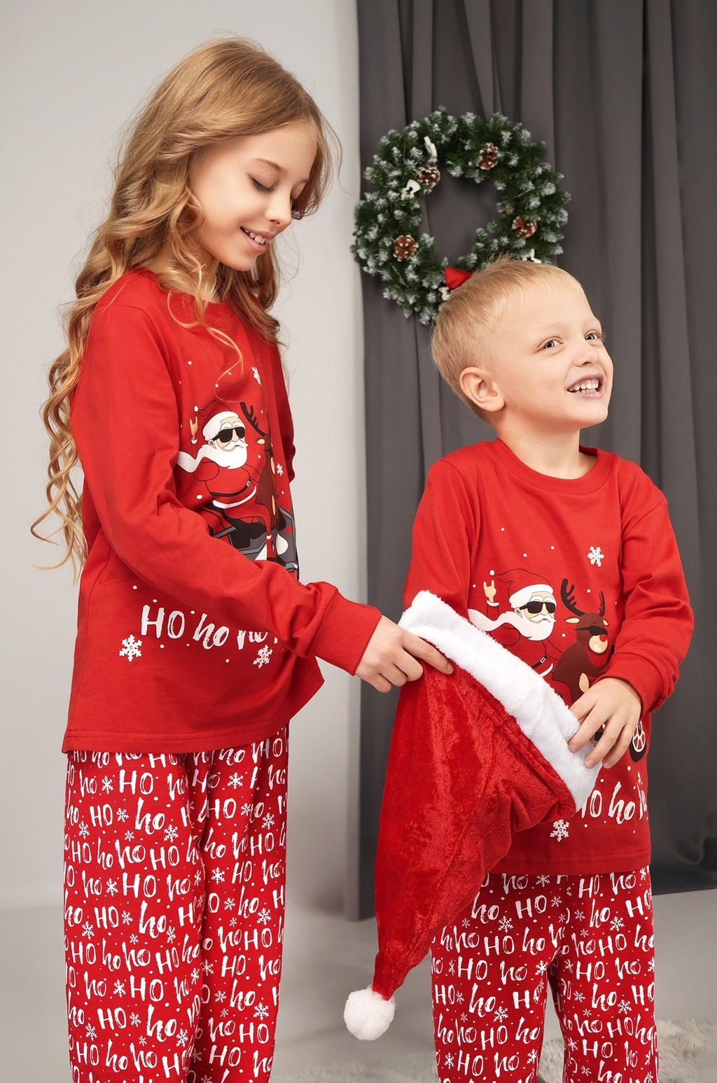 Детская новогодняя пижама Happyfox