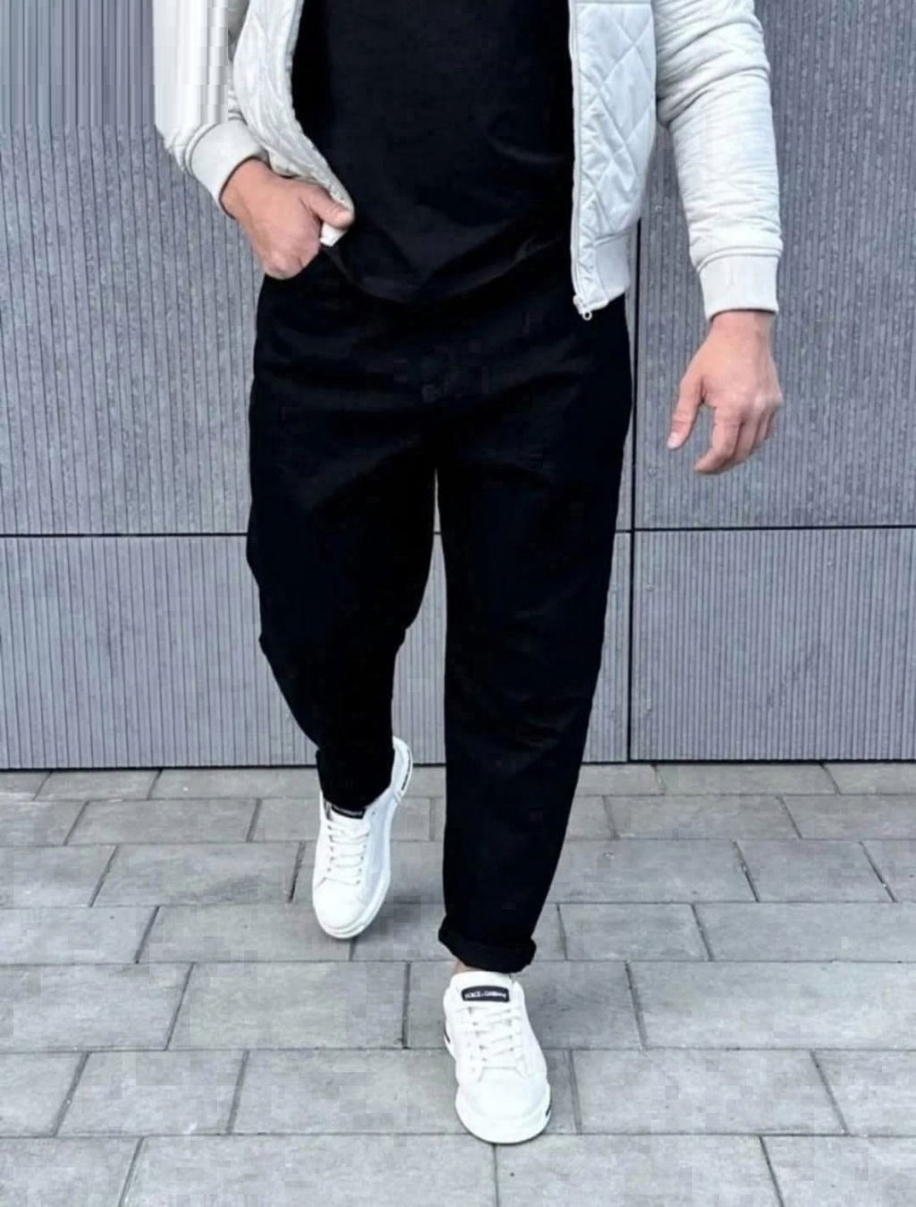 Джинсы бананы мужские