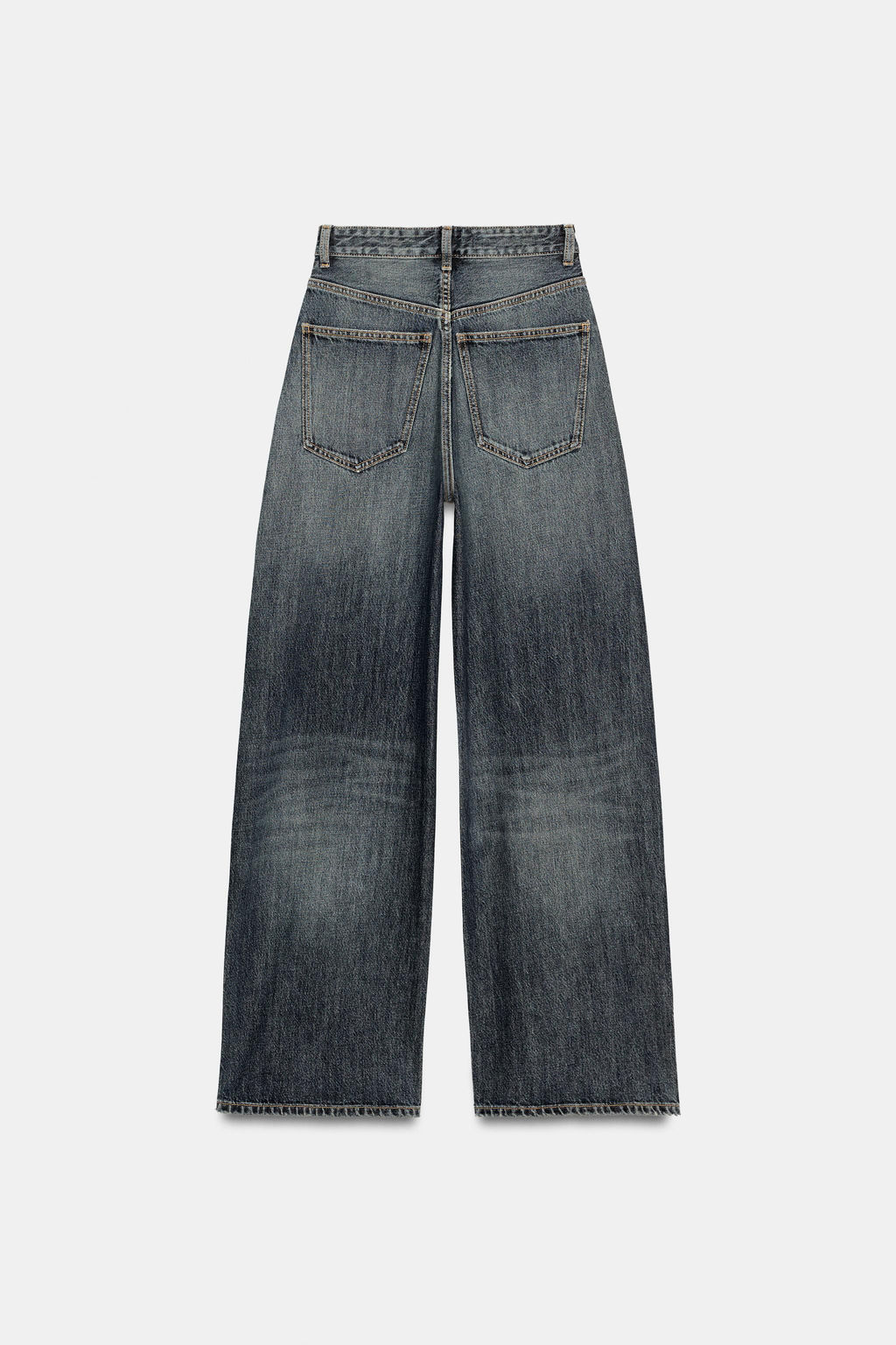 TRF EXTRA WIDE-LEG HIGH-WAIST JEANS - Zara фото 7