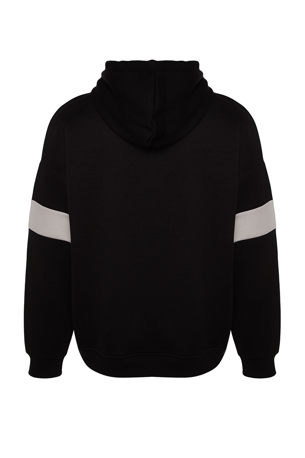 TRENDYOL MAN Gri Oversize/Genis Kesim Etiketli Renk Bloklu Ici Polarl? Sweatshirt TMNAW24SW00128 - Trendyolmilla фото 20