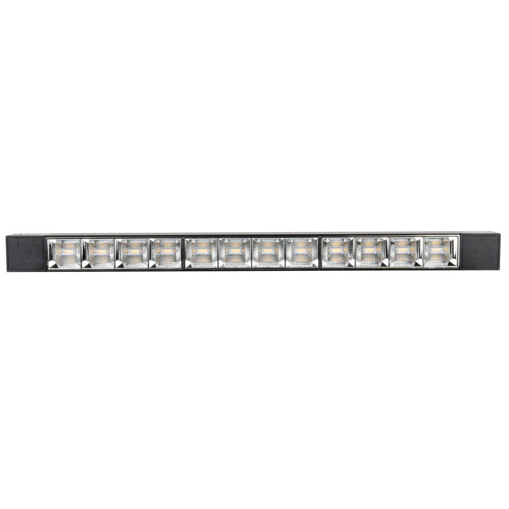 ULB-Q282 30W/4000K BLACK Светильник-прожектор светодиодный трековый. Линейный. 2500 Лм. Белый свет (4000К). Корпус черный. ТМ Volpe
