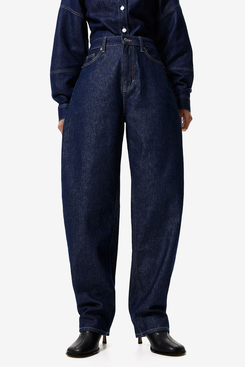 Barrel High Jeans - H&m фото 4