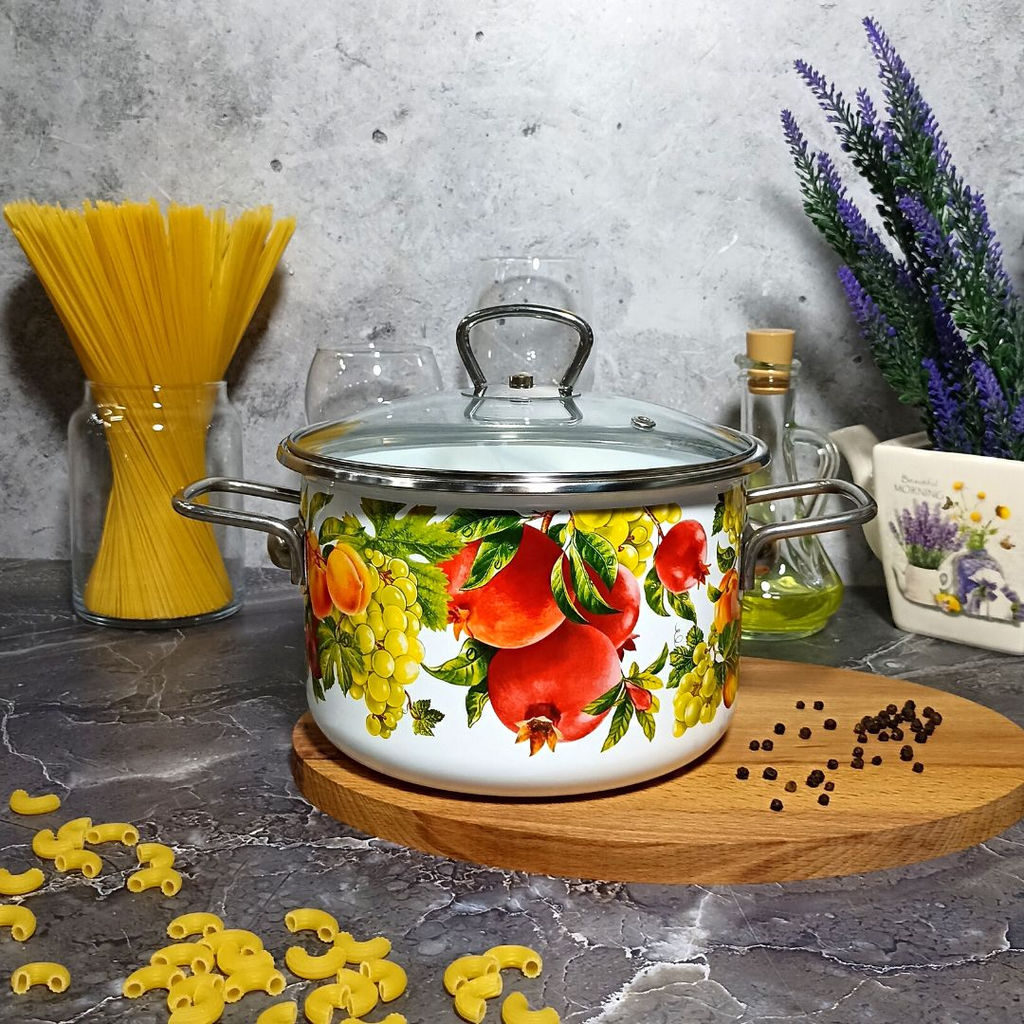 Кастрюля 4,0л Гранада белосн. 1SD205S