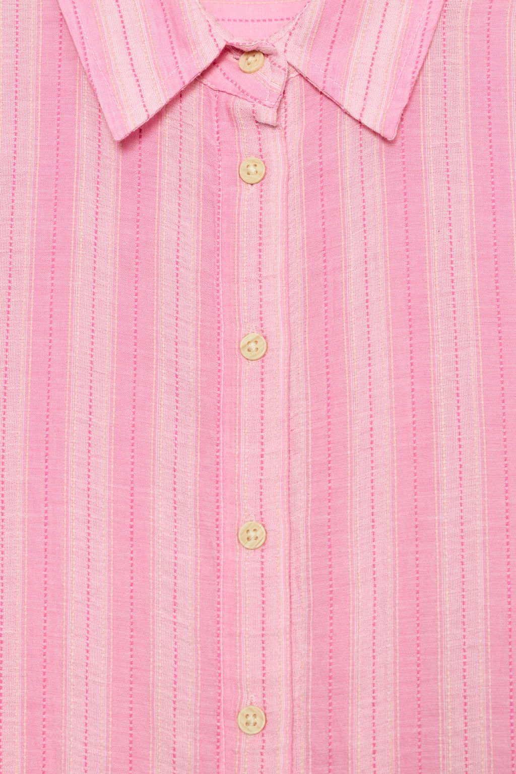 STRIPED VOLUMINOUS SHIRT - Zara фото 10