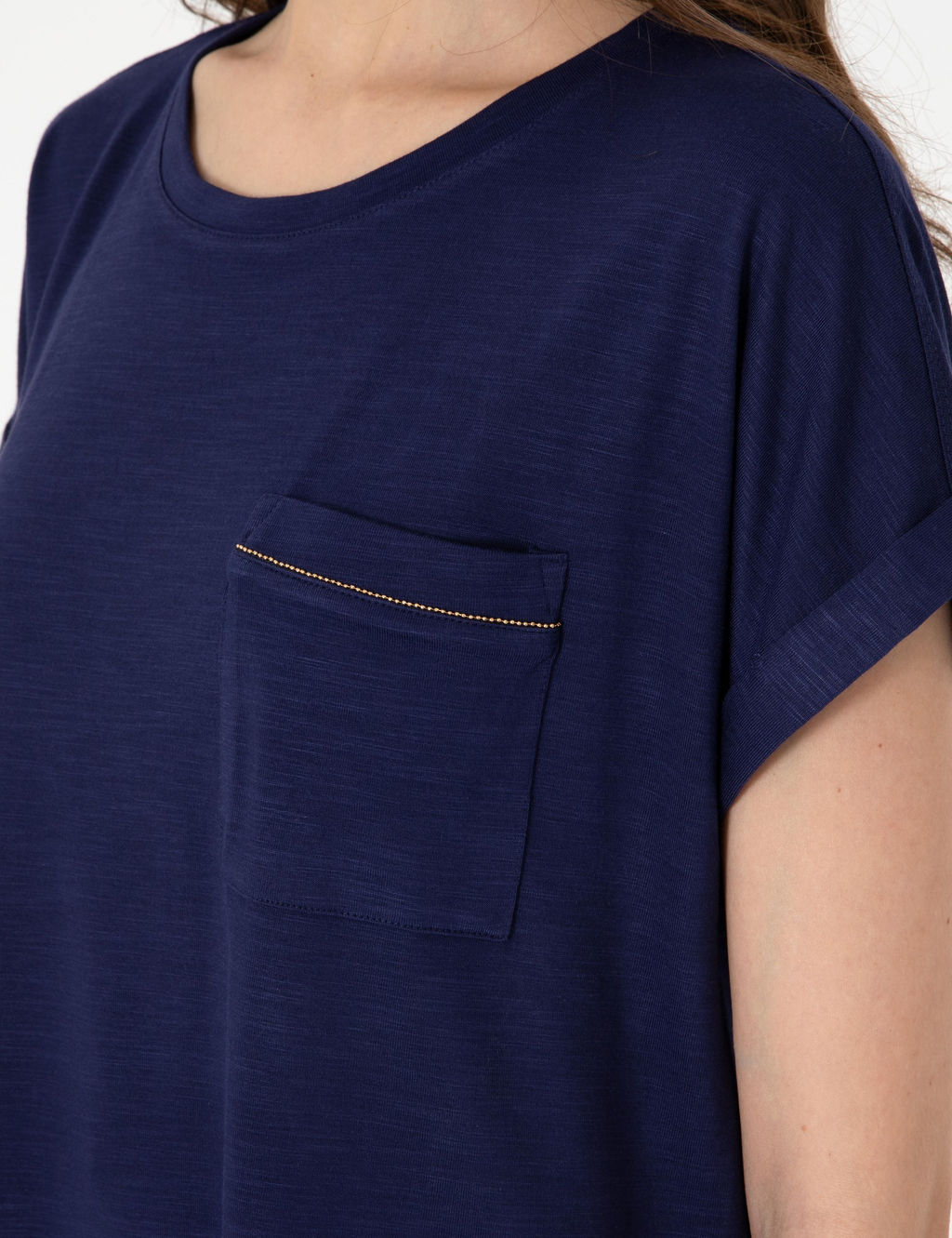Lacivert Regular Fit Ti__rt