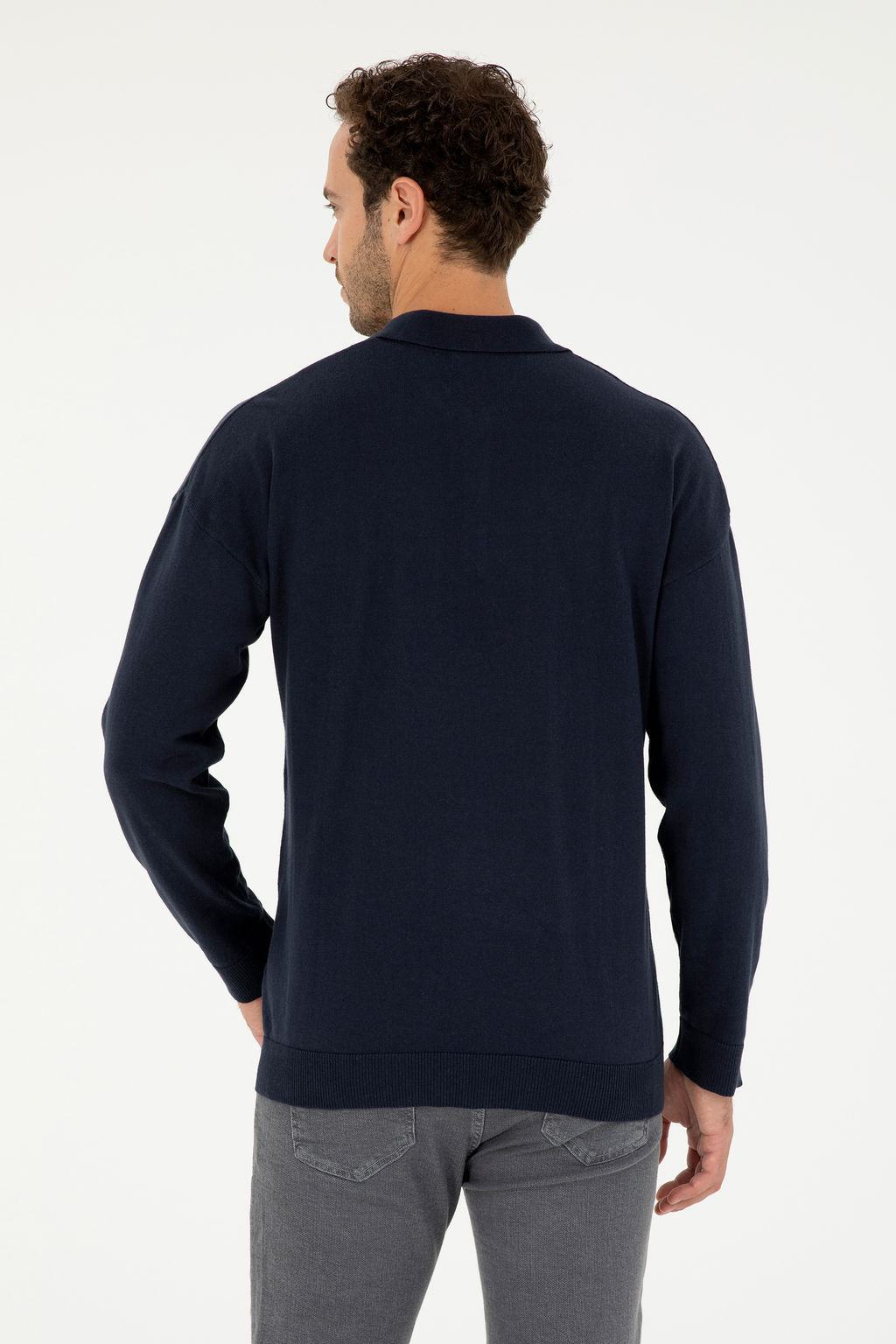 Erkek Lacivert Basic Kazak - U.s. polo assn фото 12