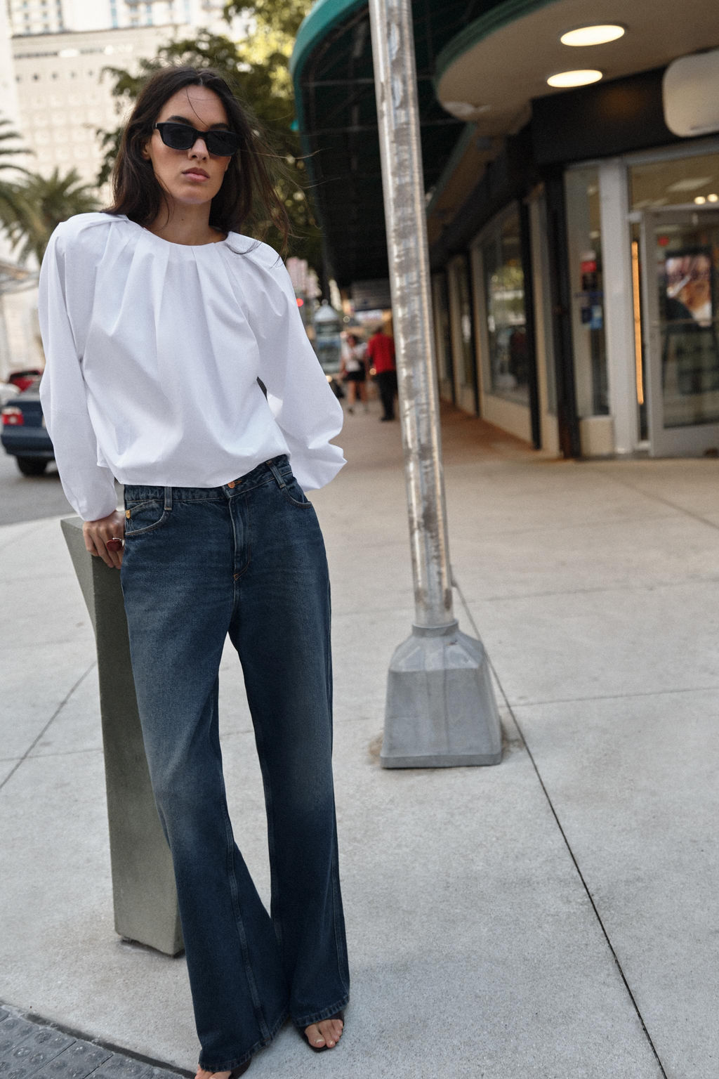 JEANS Z1975 STRAIGHT MID-WAIST - Zara фото 12