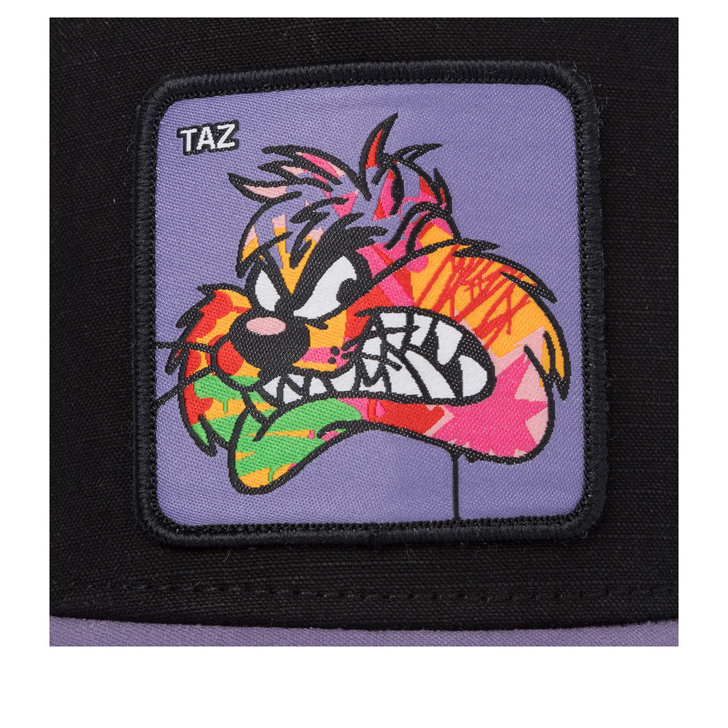 Бейсболка CAPSLAB арт. CL/LOO13/1/PCTTAZB Looney Tunes Taz (черный / сиреневый)
