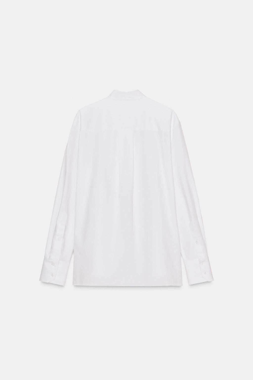 ZW COLLECTION POPLIN SHIRT WITH BIB DETAIL - Zara фото 5
