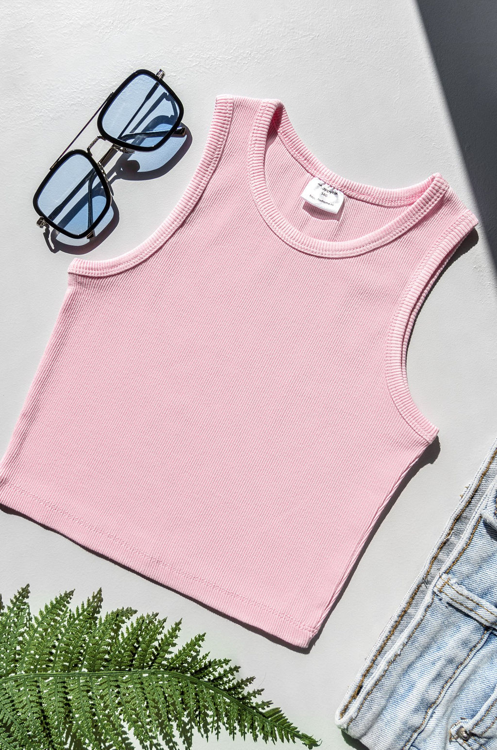 Майка-топ в рубчик для девочки Happyfox - Happy fox фото 3