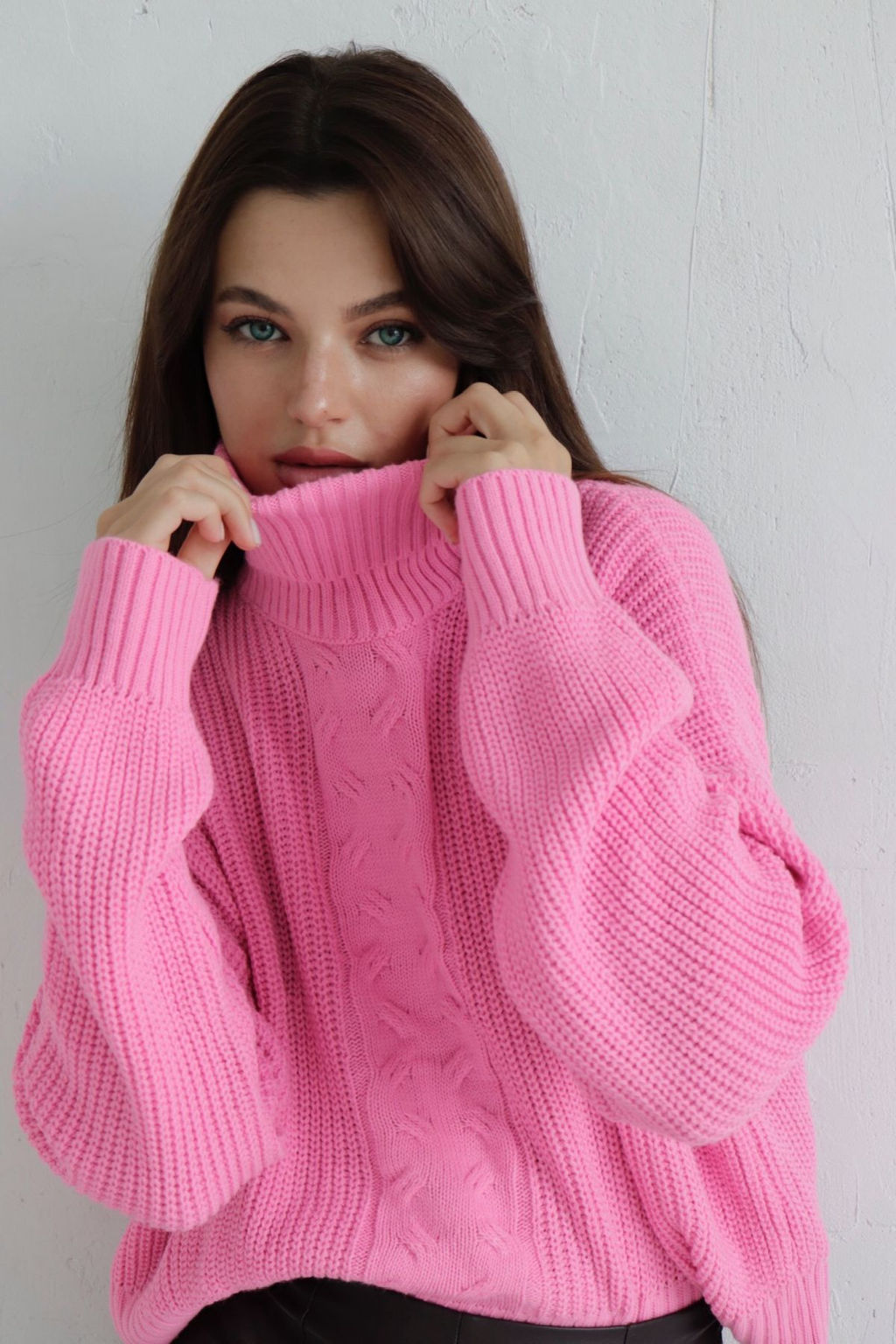 10209 Свитер короткий розовый - Martichelli фото 11