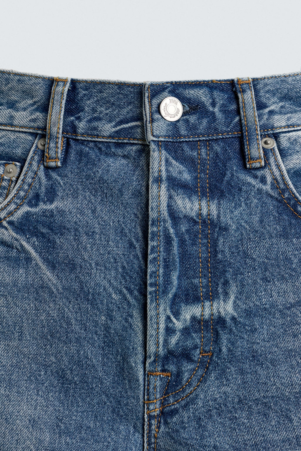 JEANS STRAIGHT FIT AARON LEVINE X ZARA / Azul medio  фото 10