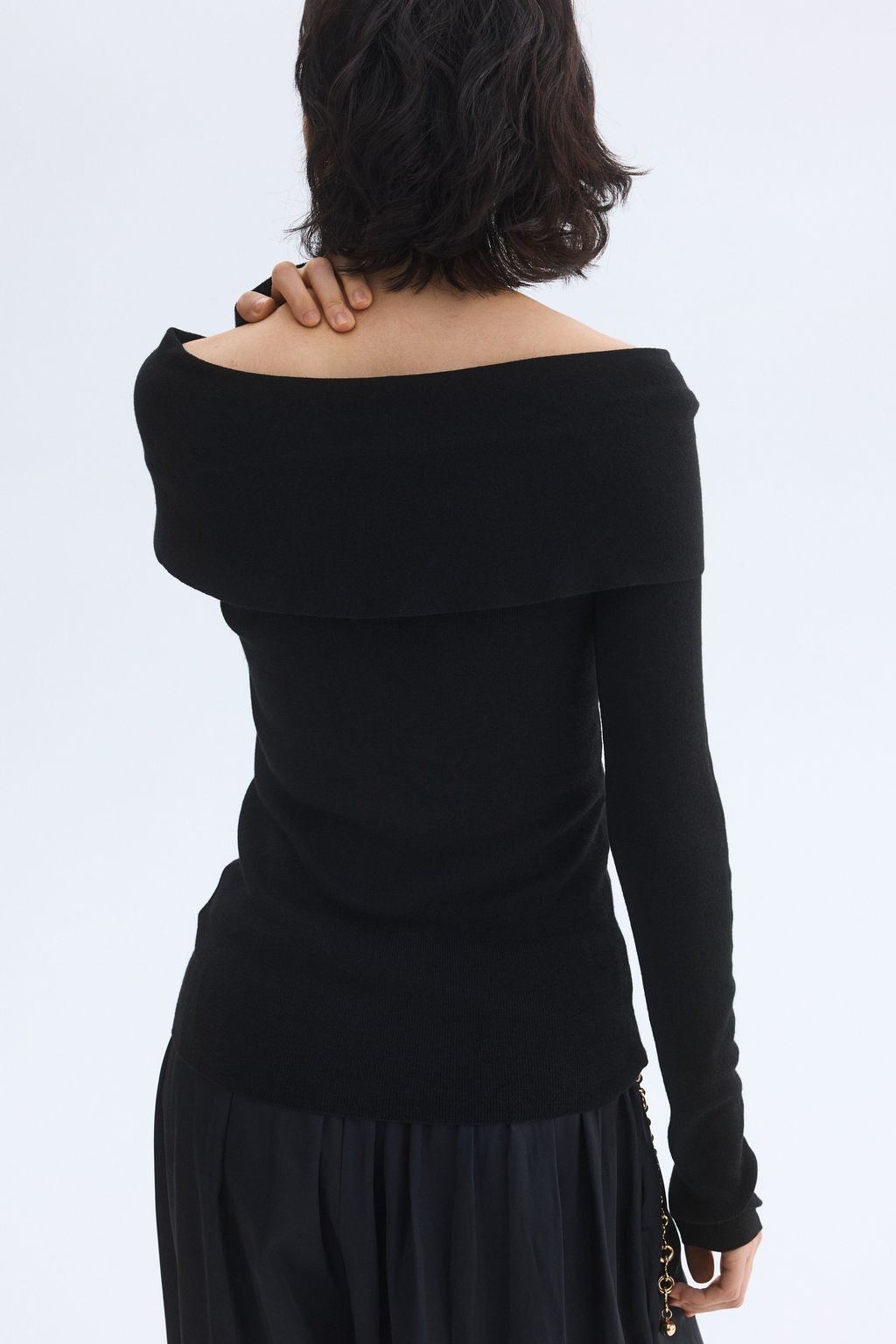 Top off-the-shoulder con detalle girado - H&m фото 4