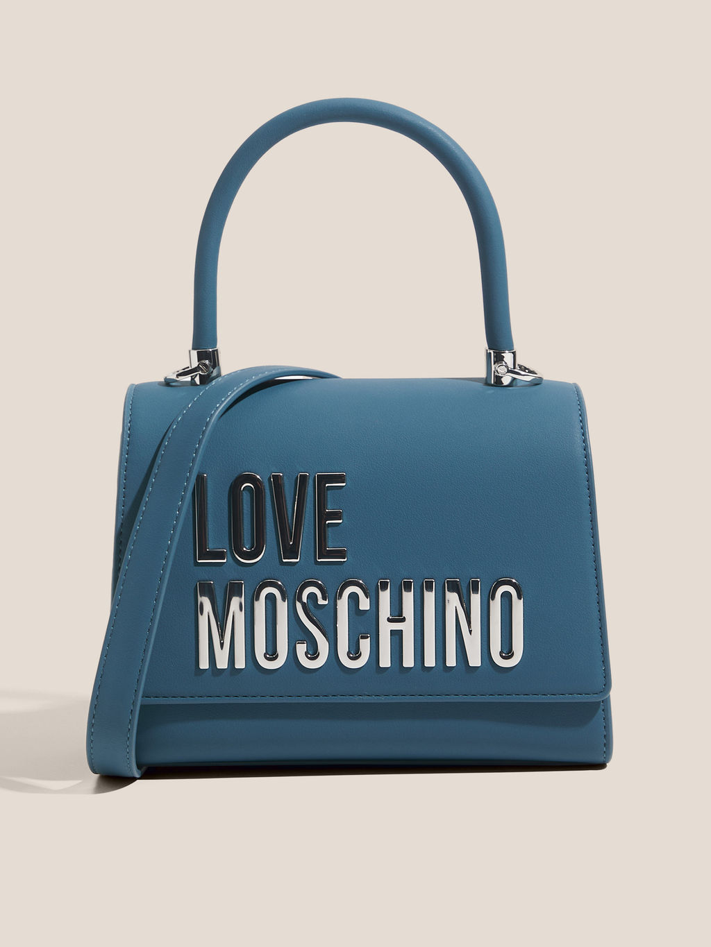 Женская сумка с ручкой LOVE MOSCHINO BOLD LOVE Артикул 4560958, зелено-синий