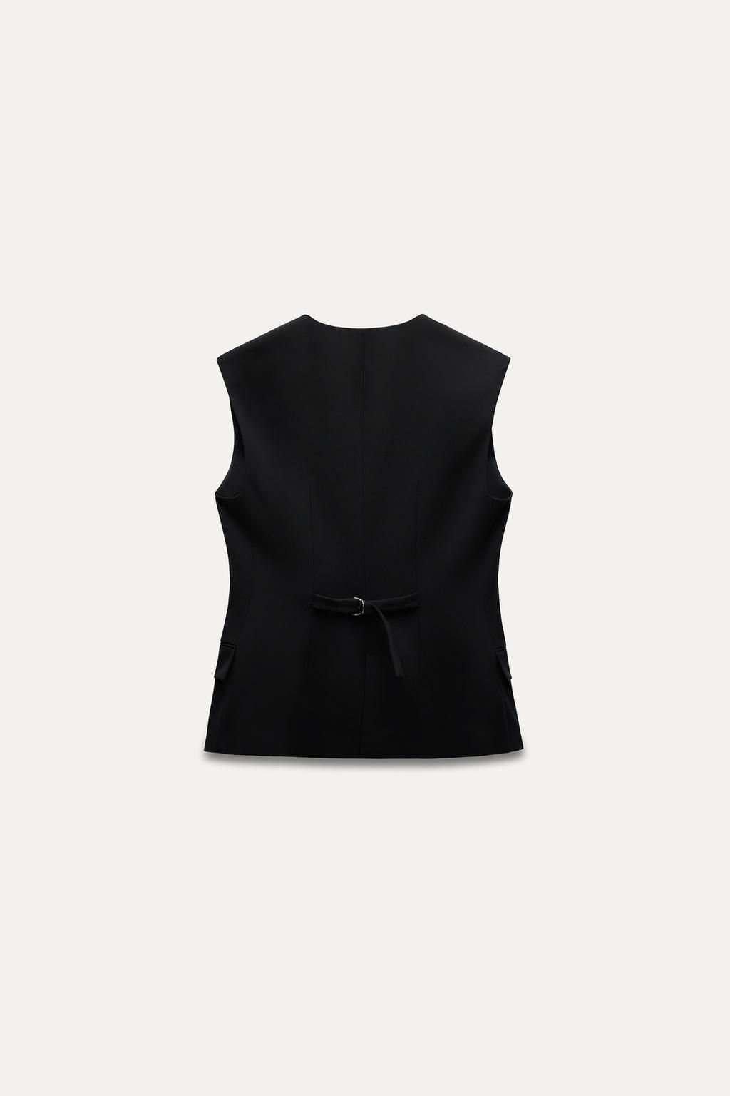 ZW COLLECTION WAISTCOAT WITH POCKETS - Zara фото 12