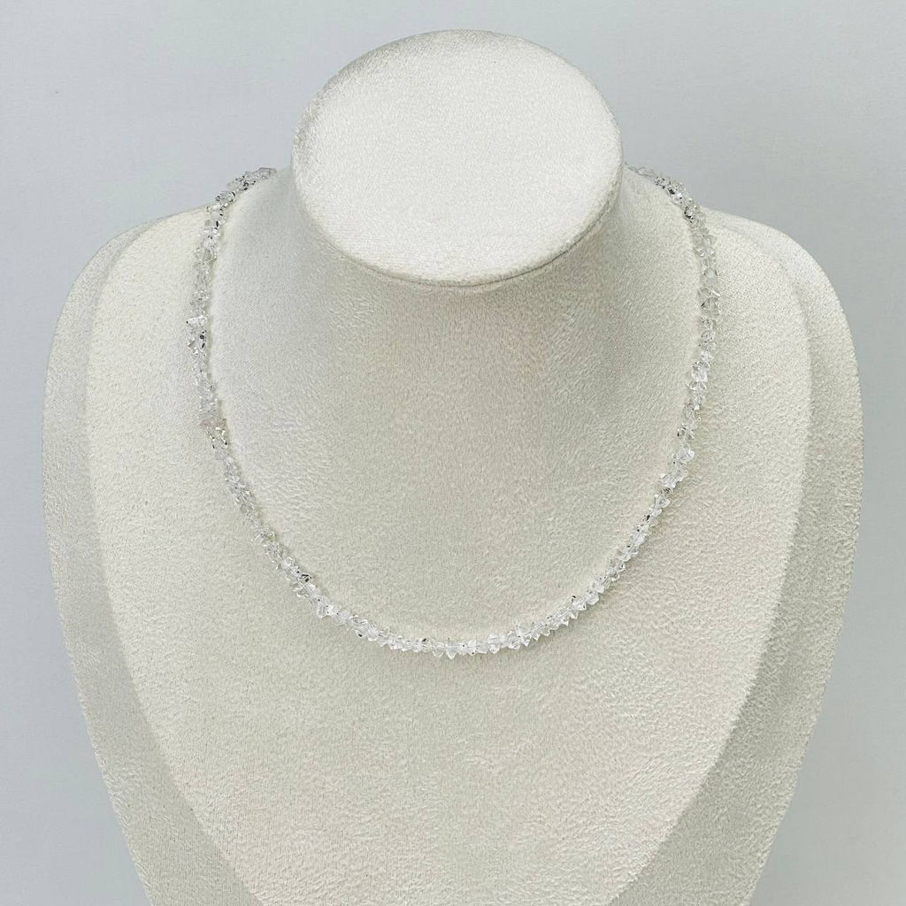 Колье из Херкимерского кварца