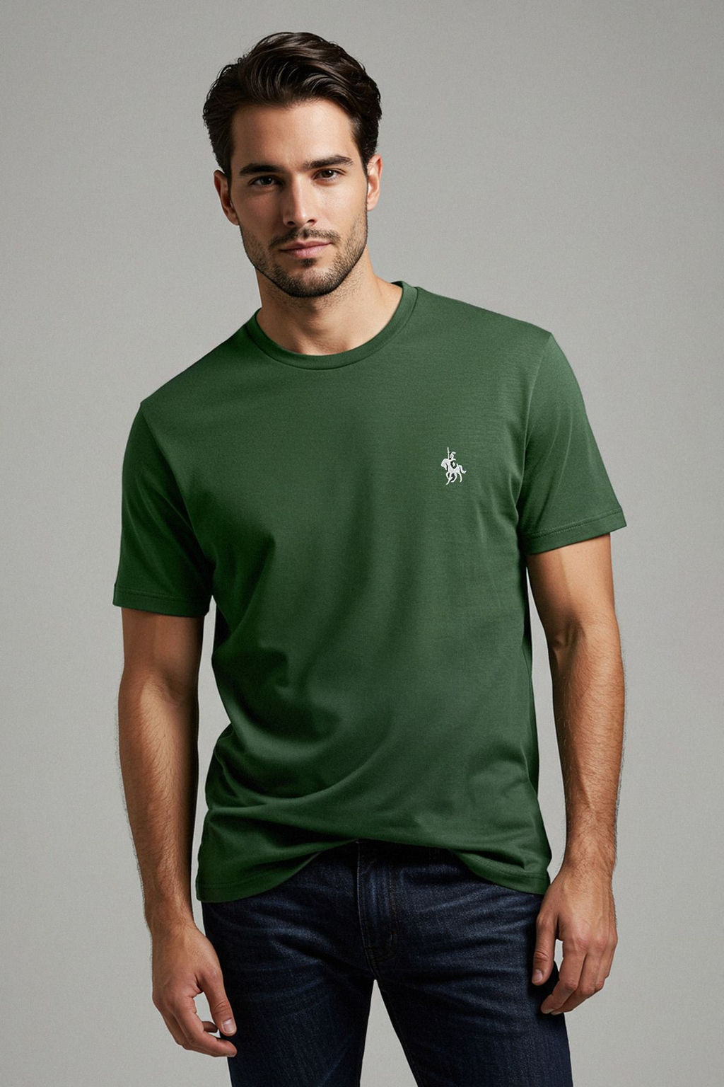 TRENDYOL MAN Siyah Regular/Normal Kesim Kurt Nak?sl? %100 Pamuklu T-Shirt TMNSS24TS00056