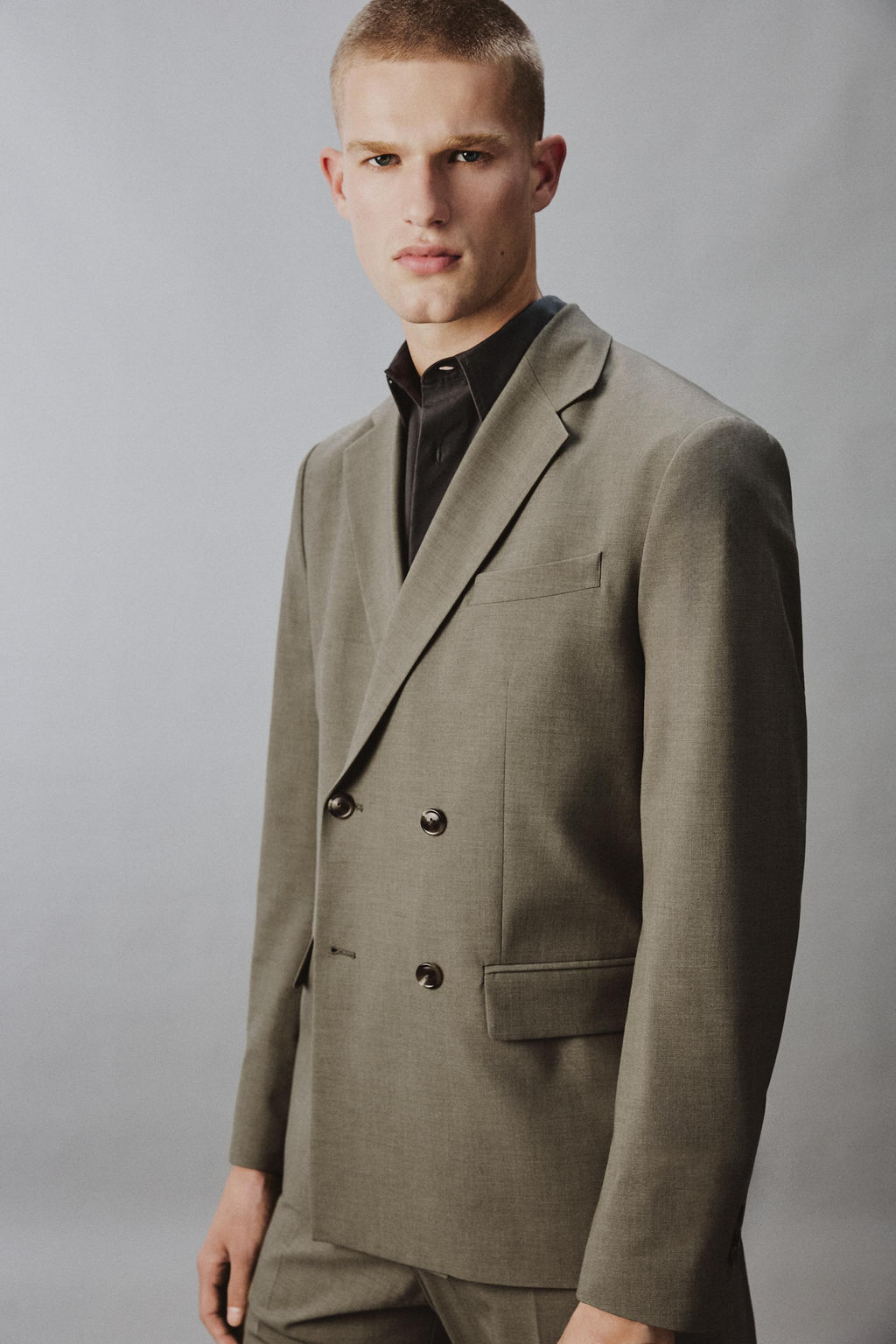 BLAZER CRUZADA TRAJE / Verde - Zara фото 6