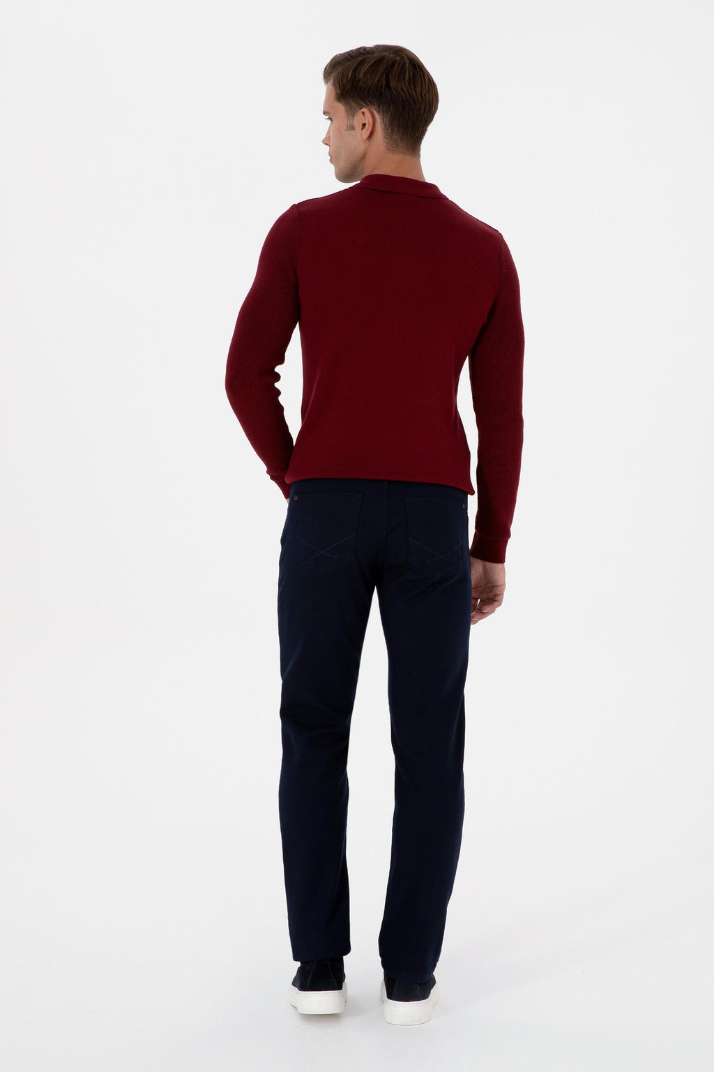 Erkek Lacivert Kanvas / Chino Pantolon Sepette S_rpriz _ndirim - U.s. polo assn фото 4