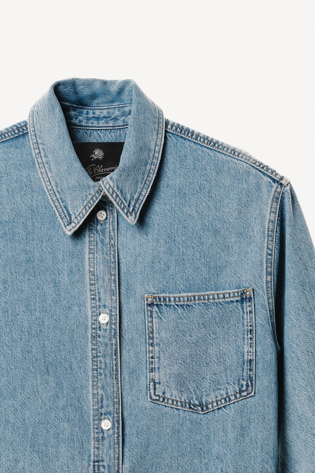 VESTIDO DENIM WILLY CHAVARRIA X ZARA / Azul claro  фото 6