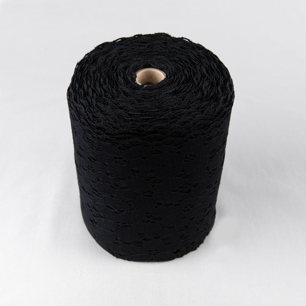 Кружево BLITZ эластичное 170 мм BLST-09 на бобине Турция черный