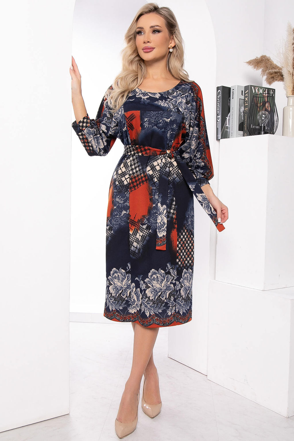 Платье Белуччи (синее) НЬЮ П7792 - Lt collection фото 7