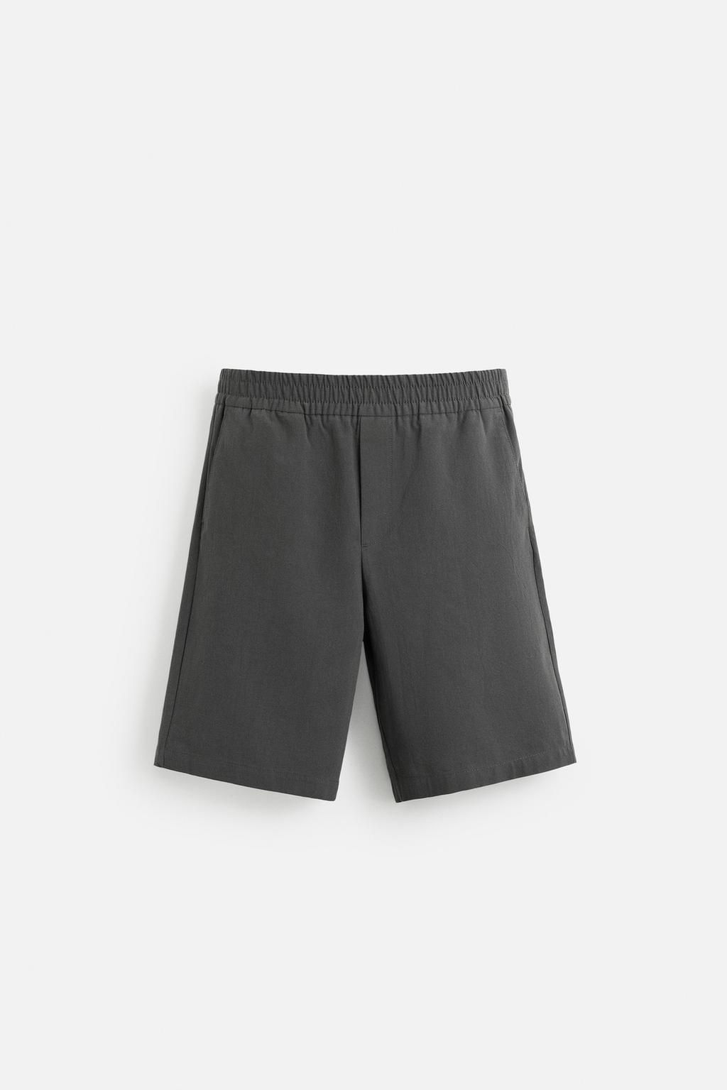 RELAXED FIT COTTON BERMUDA SHORTS - Zara фото 10