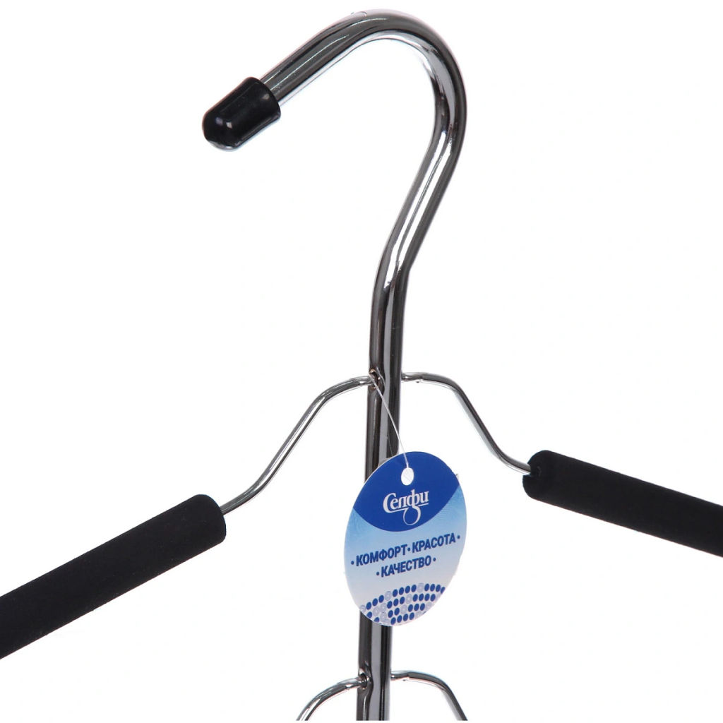 Цена за 2шт. Вешалка многофунциональная "ИДЕЯДОМА", цвет металл, 5 отд, 48*40,5см (Лейбл Селфи)