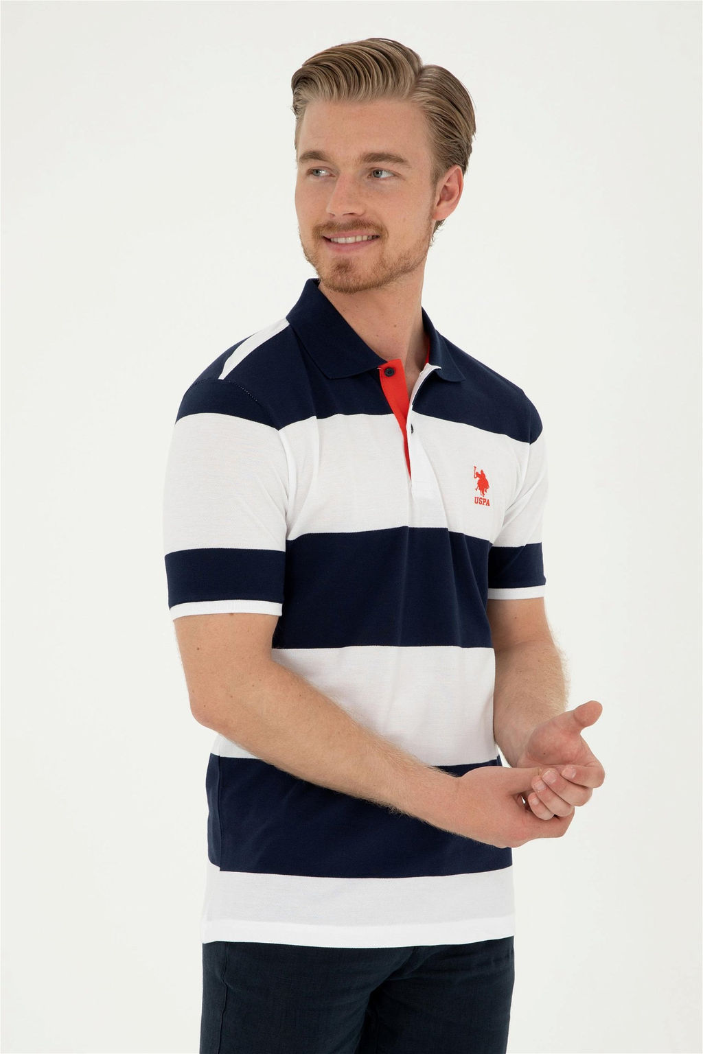 U. S. Polo Assn / Мужская темно-синяя футболка - U.s. polo assn фото 3