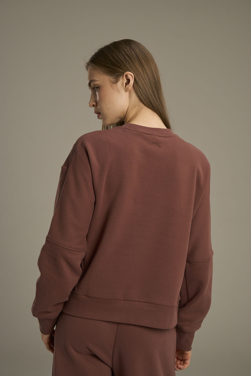 Свитшот утепленный Коричневый