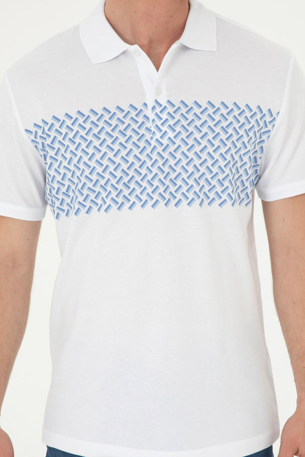 Мужская голубая футболка - U.s. polo assn фото 6