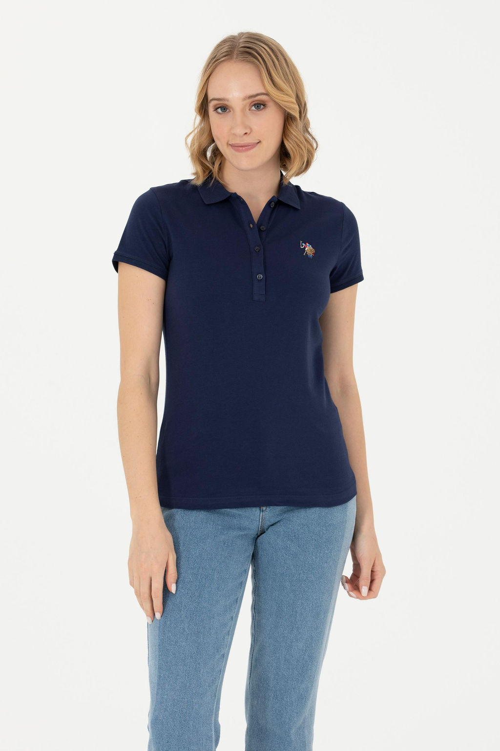 Kad_n Lacivert Polo Yaka Ti__rt