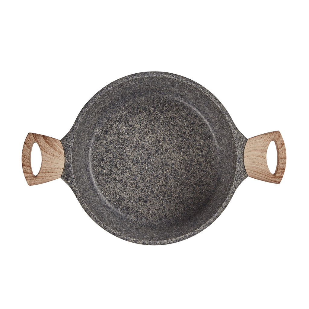 0572 GIPFEL Кастрюля OLIVER 24х11.5см/4,3л из литого алюминия с индукционным дном, с антипригарным гранитным покрытием Pfluon Granite, со стеклянной крышкой, c бакелитовой ручкой с покрытием Soft-touch. Толщина: 2,0/4,7мм  фото 7