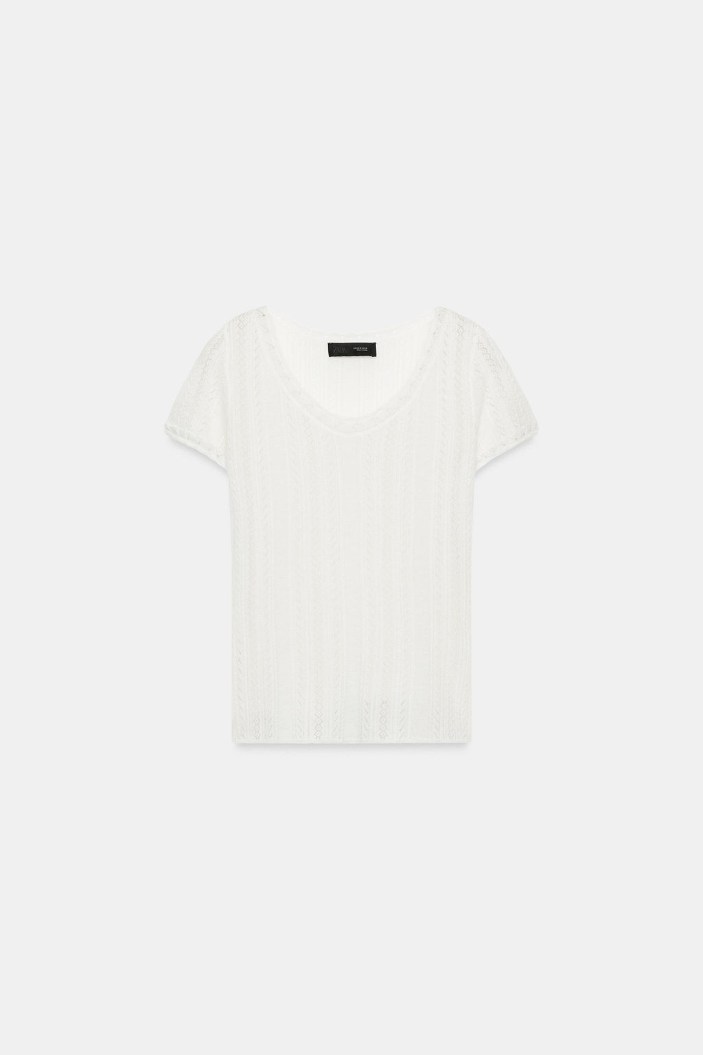 TOP PUNTO POINTELLE / Blanco