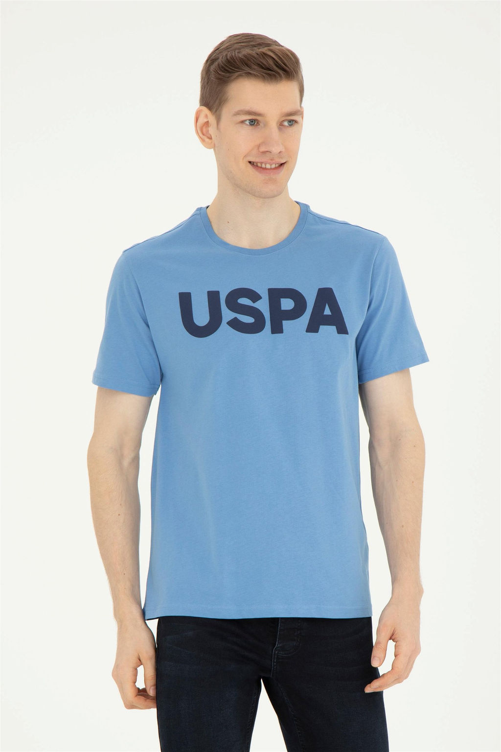 Мужская темно-синяя базовая футболка - U.s. polo assn фото 3