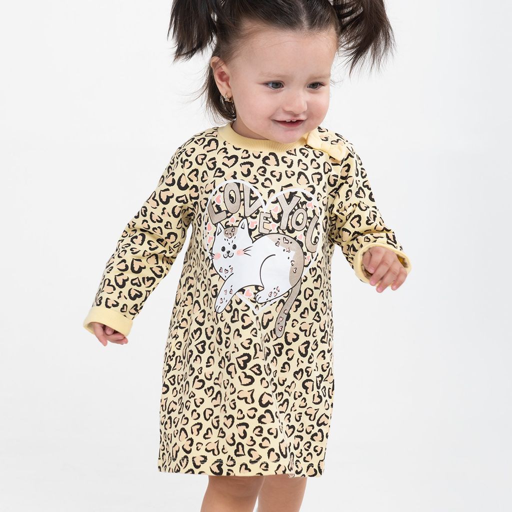 CRB wear/CWNG 62946-30-299 Платье для девочки, светло-желтый/Ex.Cherubino