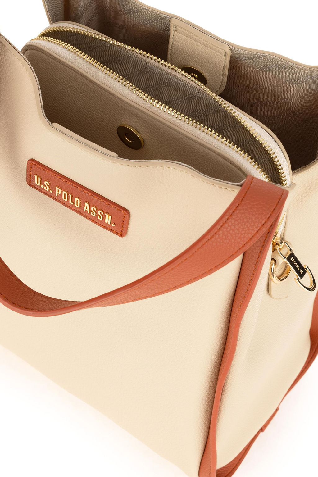 Женская кремовая сумочка Неожиданная скидка в корзине - U.s. polo assn фото 7
