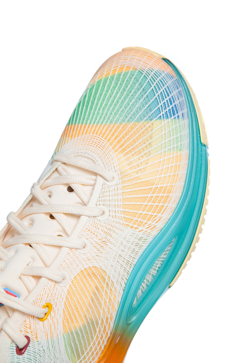 Кроссовки для баскетбола Бежевый/Красный/Неоново-оранжевый SPLASH 7.0 - Anta фото 7